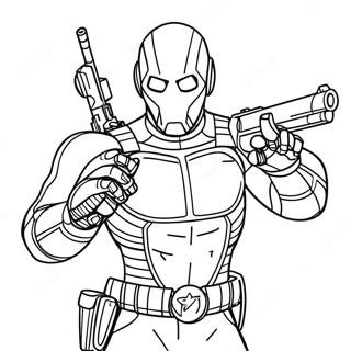 Page A Colorier Deadshot En Action 64230-53117