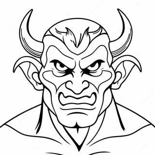 Page A Colorier Demon 6424-5132