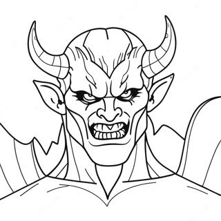 Page A Colorier Demon 6424-5228