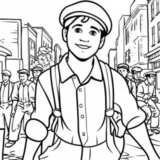 Page A Colorier Des Newsies 64289-53184