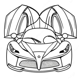 Laferrari Ferrari Pages À Colorier