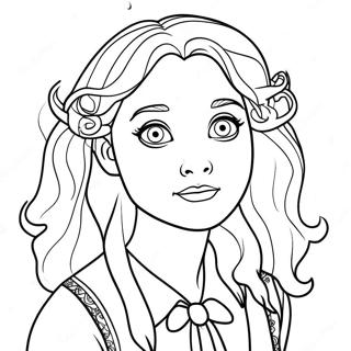 Harry Potter Luna Lovegood Pages À Colorier