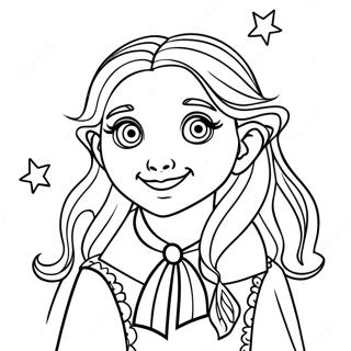 Page A Colorier De Luna Lovegood Et Ses Creatures Magiques 64349-53211