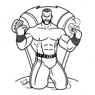 Page A Colorier De La Wwe 64369-53221