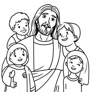 Page A Colorier Jesus Colore Avec Des Enfants 64411-53257