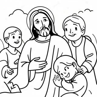 Page A Colorier Jesus Colore Avec Des Enfants 64411-53258