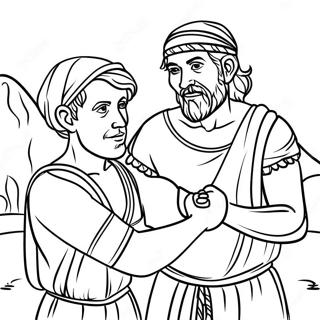 Page A Colorier Jacob Et Esau 64440-53279