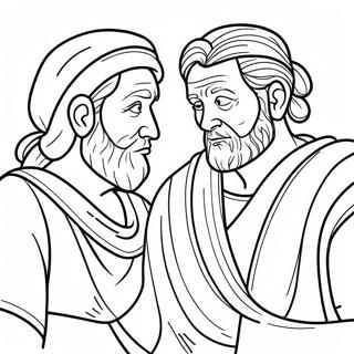 Page A Colorier Jacob Et Esau 64440-53280