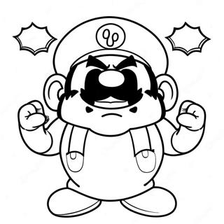 Page A Colorier Wario 6444-5242