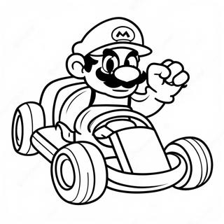 Page A Colorier Wario Dans Un Kart De Course 6445-5248