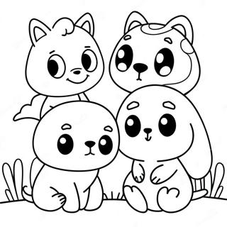 Page A Colorier Amis Animaux Adorables 64481-53323