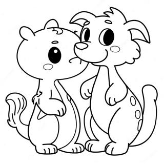 Page A Colorier Amis Animaux Adorables 64481-53324