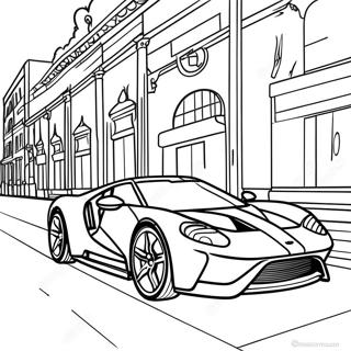 Ford Gt Pages À Colorier