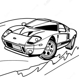 Page A Colorier Ford Gt 64510-53335