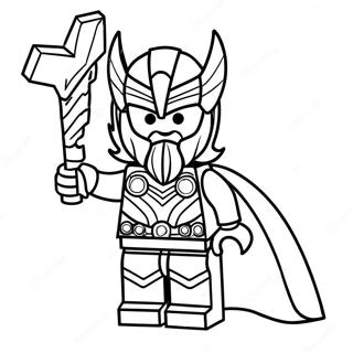 Lego Thor Pages À Colorier