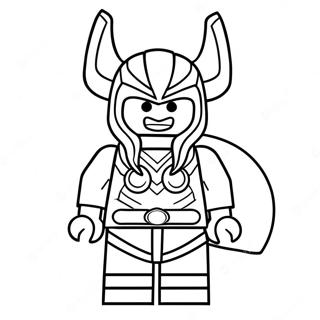 Page A Colorier Lego Thor 64530-53352