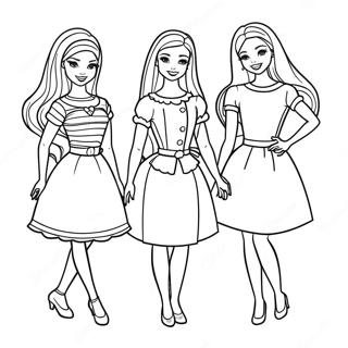 Page A Colorier Barbie Et Ses Soeurs 64540-53362