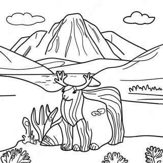 Islande Pages À Colorier