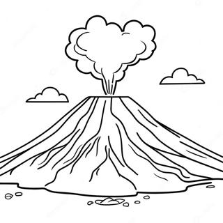 Page A Colorier Du Volcan Islandais 64651-53450