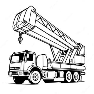 Page A Colorier De La Grue Camion Robuste 64671-53473