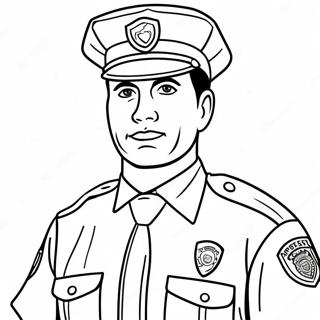 Page A Colorier Un Policier Respectueux 64771-53541