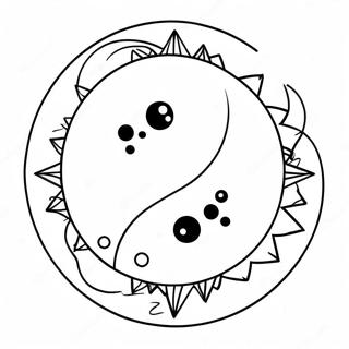 Page A Colorier Yin Yang Soleil Et Lune 64810-53572