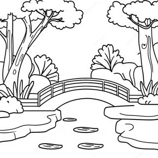 Page A Colorier Jardin Japonais Traditionnel 6485-5277