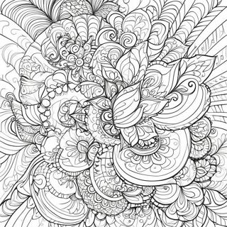 Page A Colorier Mandala Fractal 64860-53606