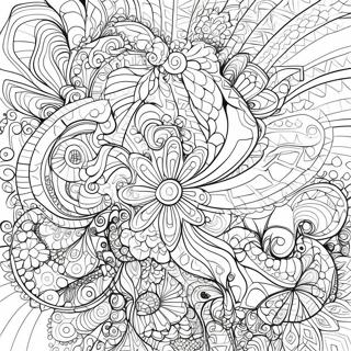 Page A Colorier De Motifs Fractals Complexes 64861-53613