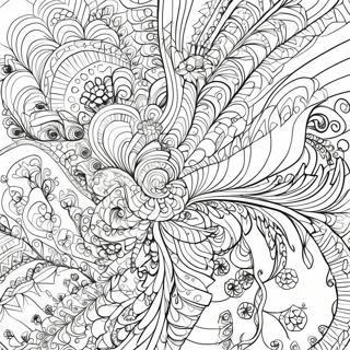 Page A Colorier De Motifs Fractals Complexes 64861-53615