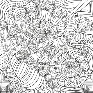 Page A Colorier De Motifs Fractals Complexes 64861-53616