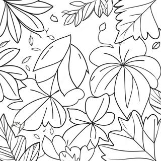 Page A Colorier De Feuilles Dautomne Adorables 64871-53626