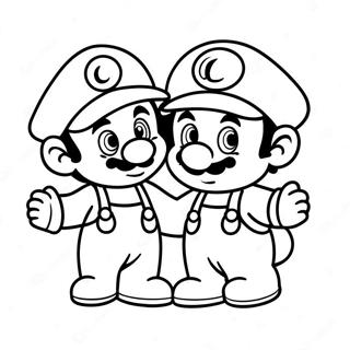 Page A Colorier De Bebe Mario Et Luigi 64880-53630