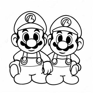 Page A Colorier De Bebe Mario Et Luigi 64880-53631