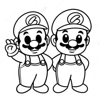 Page A Colorier De Bebe Mario Et Luigi 64880-53632