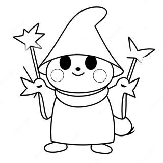 Page A Colorier De Ralsei Avec Des Pouvoirs Magiques 64891-53643