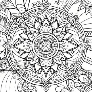 Page A Colorier Mandala Spirituel 6494-5284