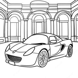 Page A Colorier De La Voiture Lotus De Luxe 65041-53762