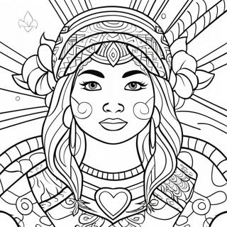 Page A Colorier Polynesienne 65050-53768