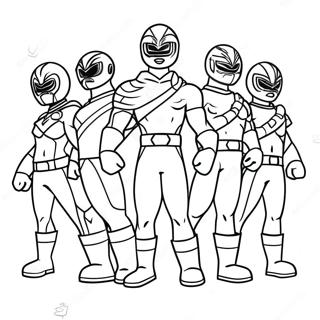 Page A Colorier Spirit Rangers 65100-53806