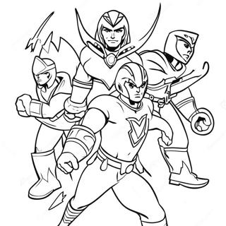 Page A Colorier Spirit Rangers 65100-53807