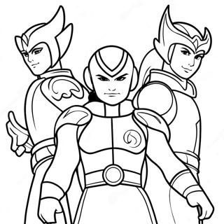 Page A Colorier Spirit Rangers 65100-53808