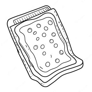 Pop Tart Pages À Colorier