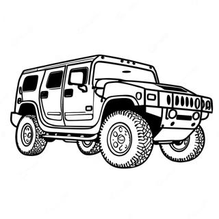 Page A Colorier De Hummer 65230-53910