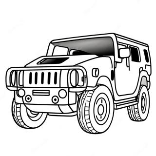 Page A Colorier De Hummer 65230-53912