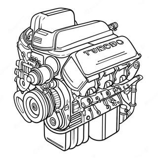 Page A Colorier Du Moteur Turbocompresse Rx7 65241-53917