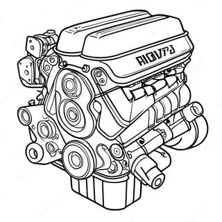 Page A Colorier Du Moteur Turbocompresse Rx7 65241-53918