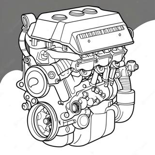 Page A Colorier Du Moteur Turbocompresse Rx7 65241-53919