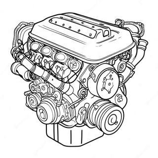 Page A Colorier Du Moteur Turbocompresse Rx7 65241-53920