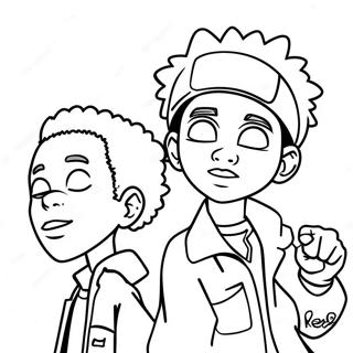 Page A Colorier Boondocks 6524-5307